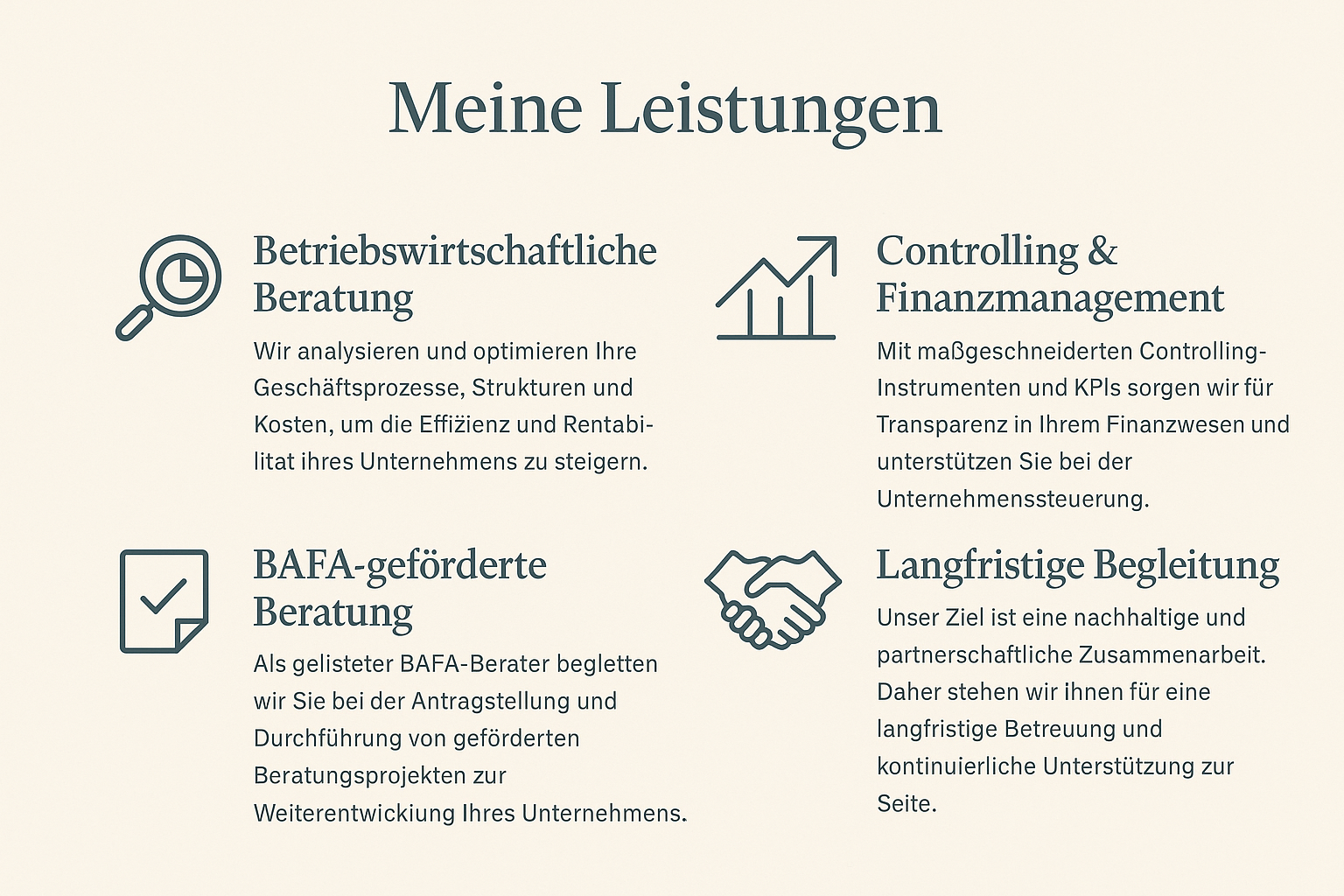 BAFA-geförderte Beratung